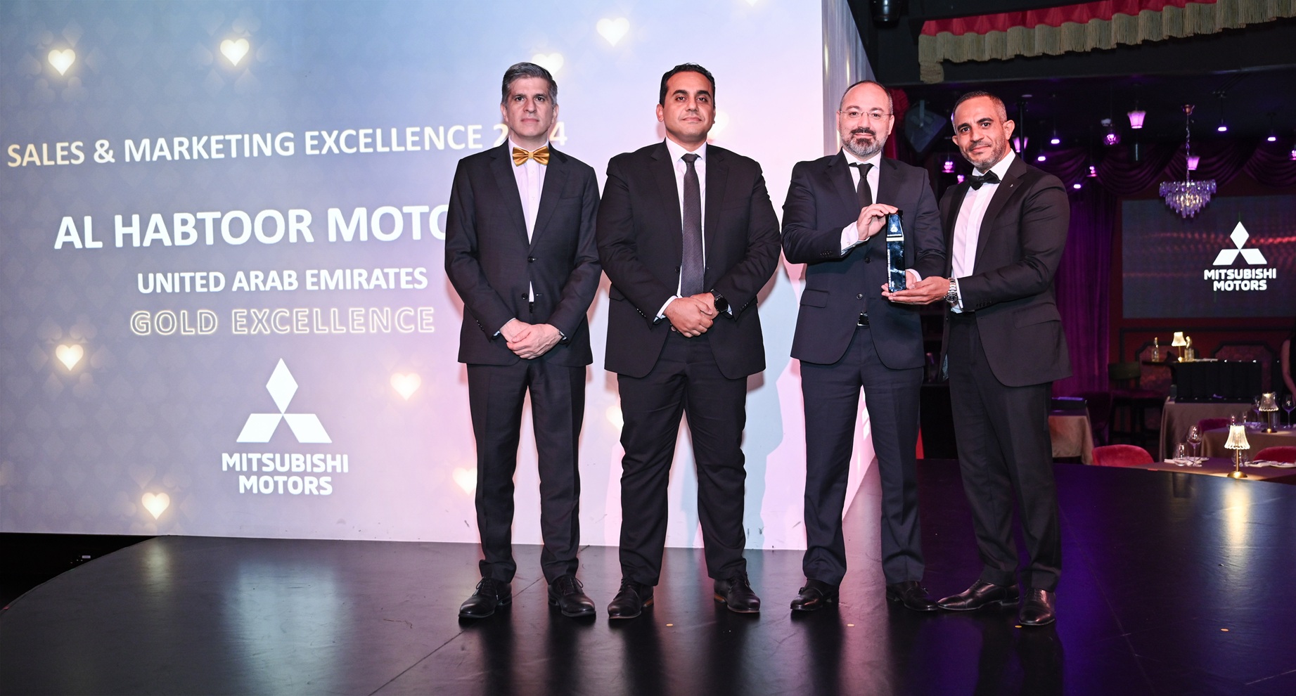 Al Habtoor Motors Honoured At Mitsubishi Business Excellence Awards Al 